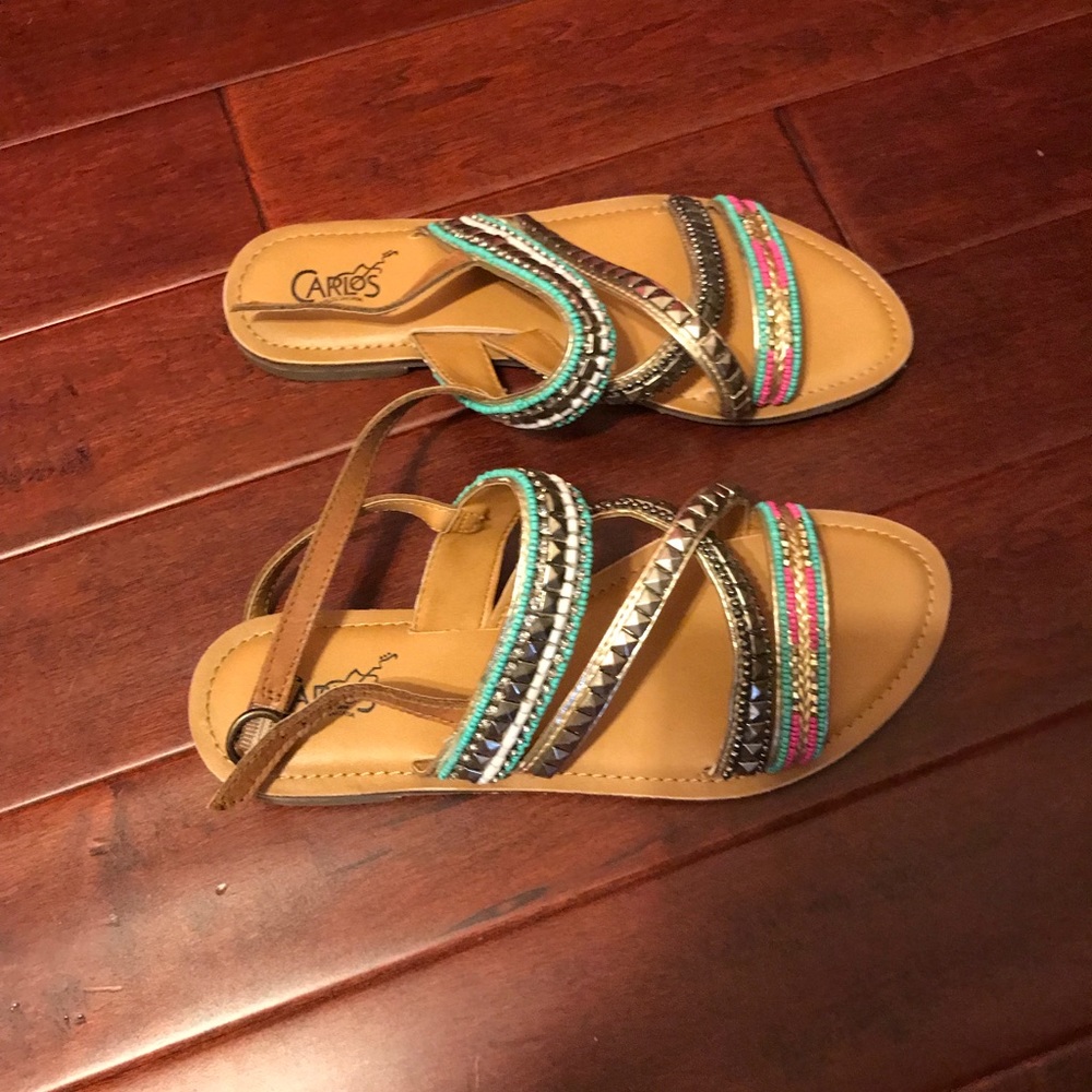 Cute summer embellished sandals